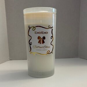 Bebe Brilliant Citrus Scented Candle with Lid Tall 11.8 oz